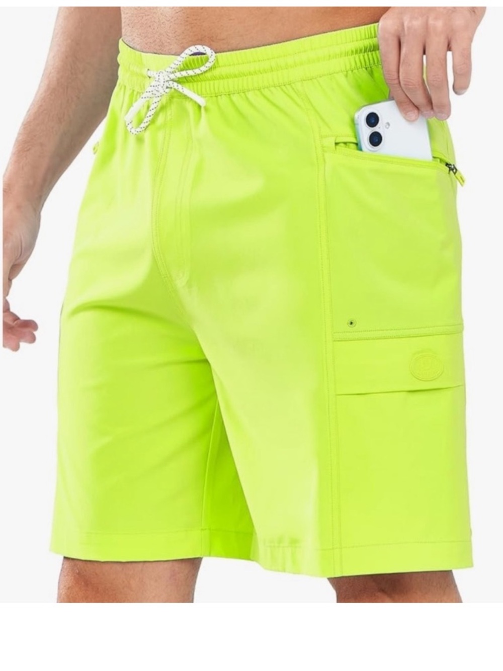 Northyard Neon Green Men's Shorts Size XXL